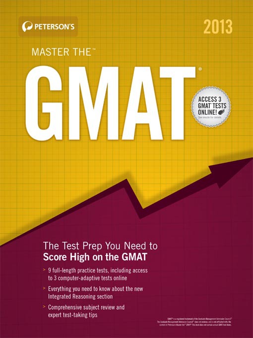 Title details for Master the GMAT 2013 by Peterson's - Available
